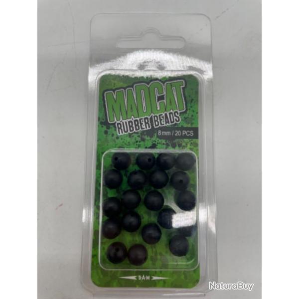 Rubber Beads MadCat 8mm