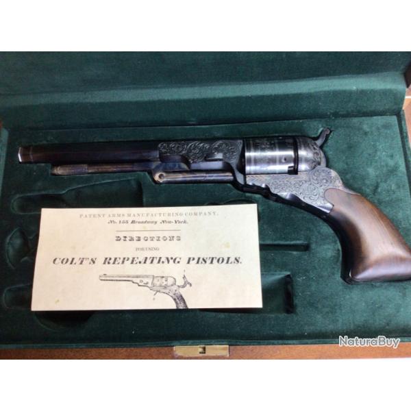 EXTRAORDINAIRE  COLT TEXAS PATERSON ENTIEREMENT GRAV ET FILETS ARGENT