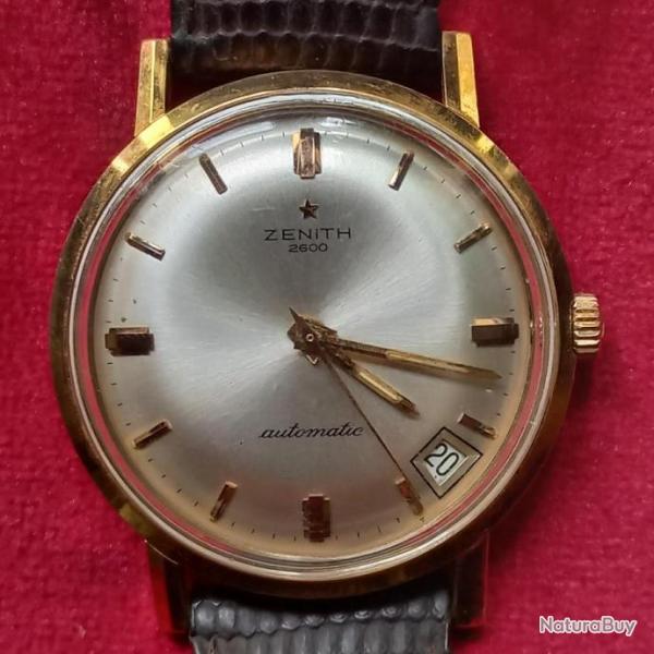 SUPERBE MONTRE ZENITH 2600 ANCIENNE