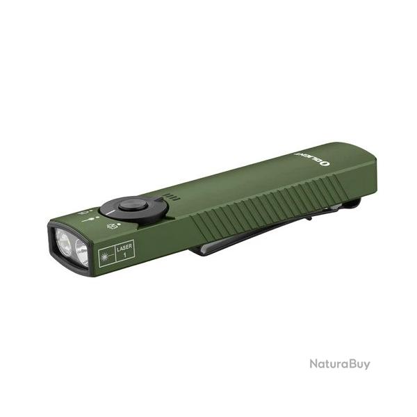 Lampe Torche Olight Arkfeld Pro - 1300 Lumens laser vert et lumire UV - Couleur OD VERT