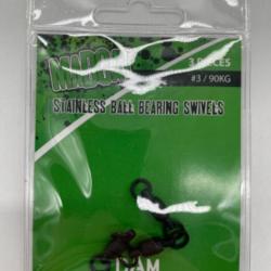 Stainless Ball Bearing Swivels MadCat Taille 3