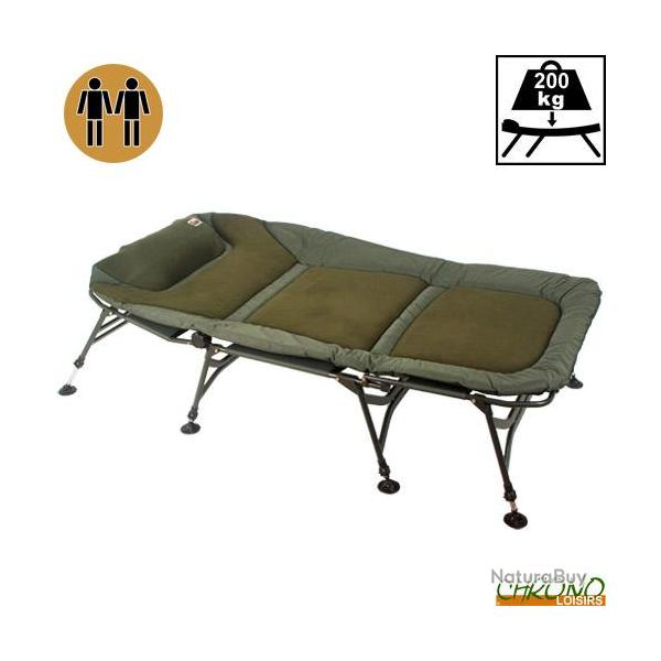 Bed Chair Ccarp Strength Power 2 places 8 pieds