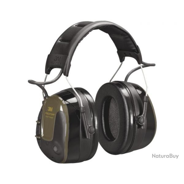 CASQUE ANTI BRUIT ELECTRONIQUE PELTOR PRO TAC SHOOTER KAKI