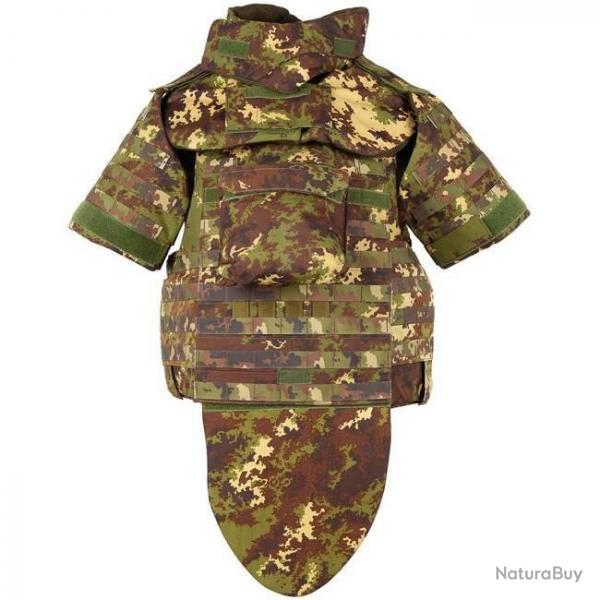 BAL24 GILET PARE BALLES FORCES SPECIALES ITALIENNE CONTRE TOUTES  ARMES DE GUERRE KEV +  NIJ4 L/XL