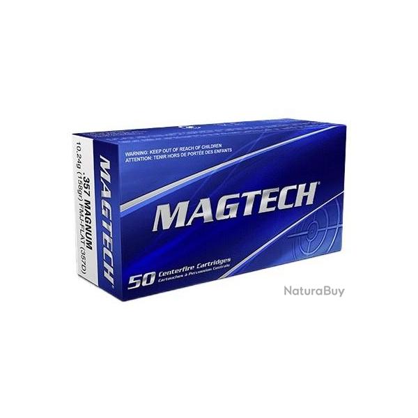 50 Munitions MAGTECH cal 357 Mag 158gr FMJ Flat