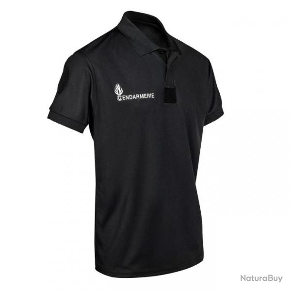 Polo Gendarmerie Cooldry Noir XS