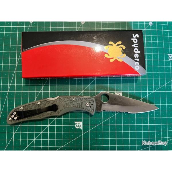 Spyderco Endura Foliage Green lame Combo