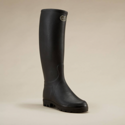 Bottes femmes Le Chameau Saint Hubert Doublées cuir Noir 34 cm