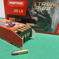 50 cartouches 22LR 43gr XTREME LR-22 de NORMA