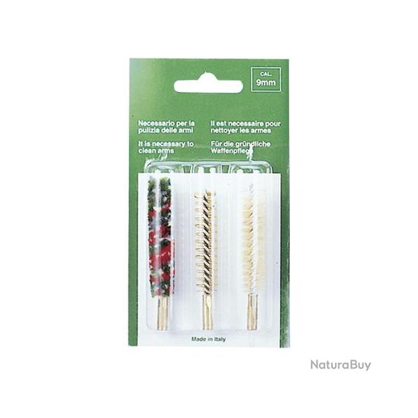 Kit de 3 brosses FRITZMANN cal.6mm