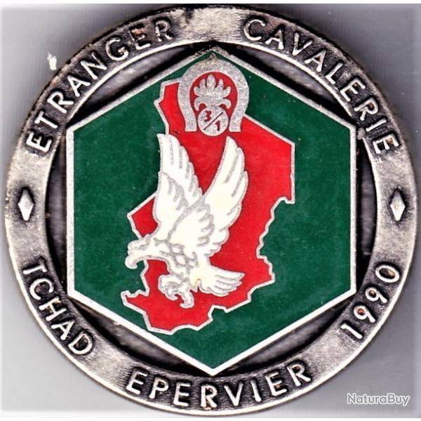 1 REC/ 3 Esc. 1 Rgiment Etranger de Cavalerie/ 3 Escadron. Opration Epervier. Tchad. Au verso