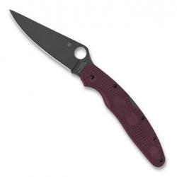 Couteau "Police 4" Micro-Melt PD1 / nylon/fibre de verre bordeaux [Spyderco]