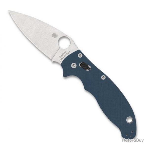 Couteau "Manix 2" SPY27 / G10 bleu [Spyderco]