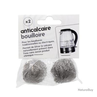 Anticalcaire Bouilloire X2 - Balles Inox - Naturel Sans Produits Chimiques - 3.5x3cm