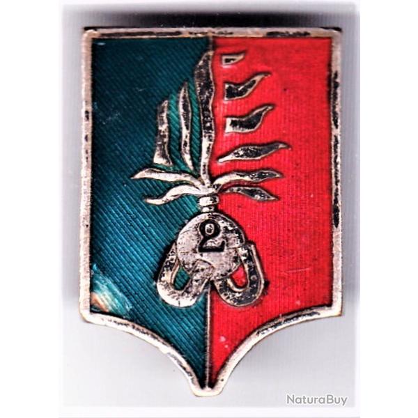 2 REI/ Cie Monte. 2 Rgiment Etranger d'Infanterie/ Compagnie Monte. 29 X 34 mm. mail grand feu