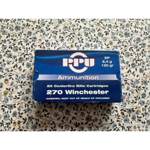 Munitions 270 Winchester