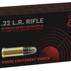 CARTOUCHES GECO RIFLE 22 LR LRN 40GR X50