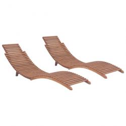 Chaises longues pliables 2 pcs bois de teck solide 02_0011946