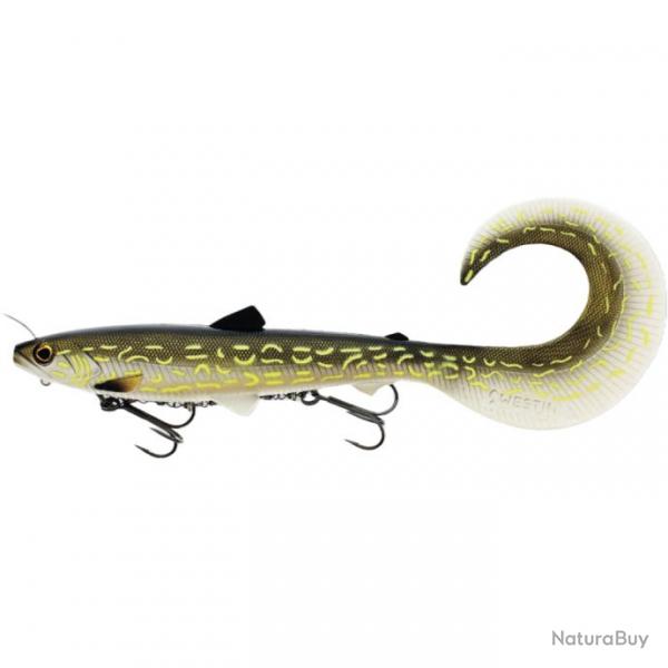 Leurre Souple Westin Bullteez Curltail Inline RNR 33cm Natural Pike 230g 33cm