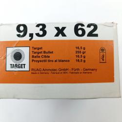 boite de 50 munitions Geco 9.3x62 255gr