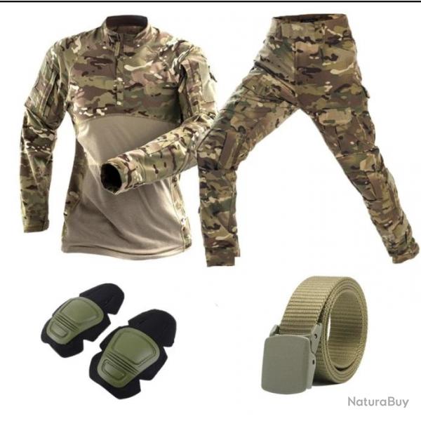 Tenue de combat / Lot de vtements et accessoires militaires  Ubas Pantalon Ceinture NEUF