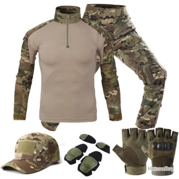 Tenue de combat / Tenue militaire / Lot de vtements Ubas Gants Casquette NEUF