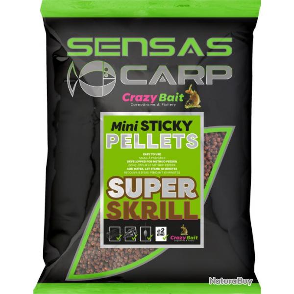 Pellet Sensas Mini Sticky Pellets Super Skrill 700G