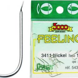 Sachet Hamecons Sensas 3411 Nickel N'20