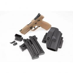 Pistolet Sig Sauer P322 Coyote Optic ready , fileté + holster 3 chargeurs