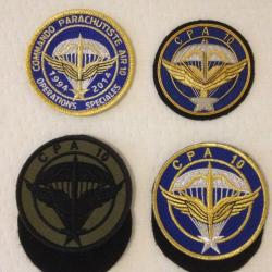 Lot écussons patch Forces Spéciales Commandos de l'air CPA 10