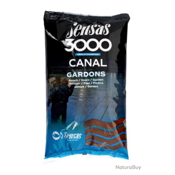 Amorce Sensas 3000 Super Canal "Gardons" 1Kg