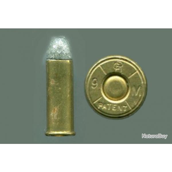 9 mm Gasser Mle 1878 - TRES RARE cartouche Autrichienne - marquage : 9/GR/M/PATENT/