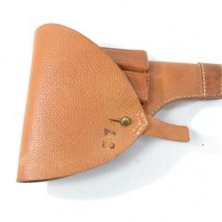 Etui holster cuir pour pistolet automatique Suédois, Browning 1903 / husqvarna 1907