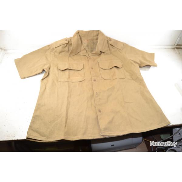 Chemise paisse Arme Franaise Indochine - TFEO Atelier militaire de coupe et confection Sagon