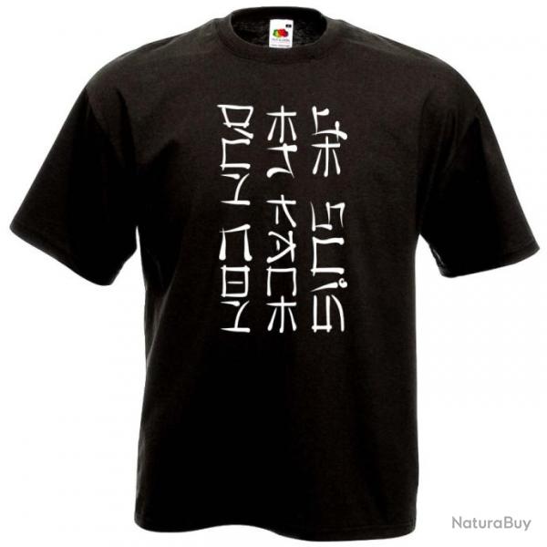 T-SHIRT - Je suis en face d'un con -  criture Chinoise Japonnaise Kanji -  Humour Ide cadeau nol