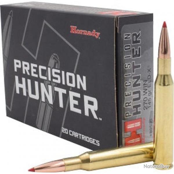 Balles Hornady Precision Hunter 270 Win. 145GR ELD-X