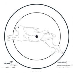 Cible d'Essai pour Fusil COURT 90x90