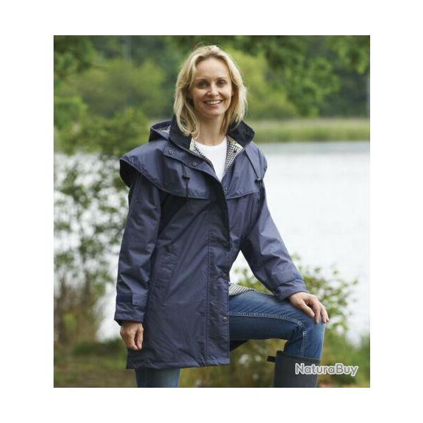 Manteau impermable Windsor Champion Bleu Femme