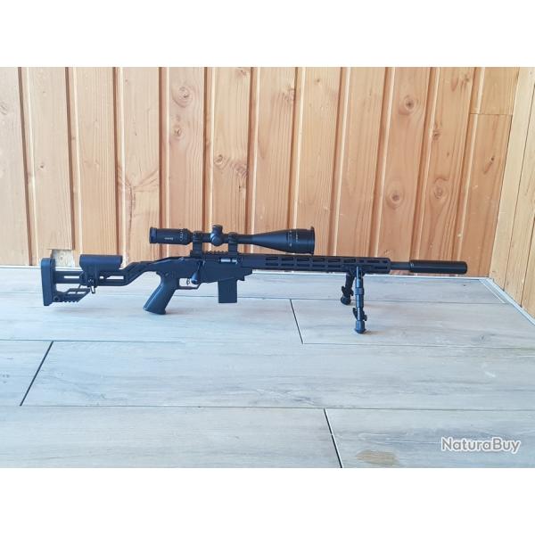 A SAISIR Pack complet tactique sniper TLD Ruger Precision Rimfire 17HMR