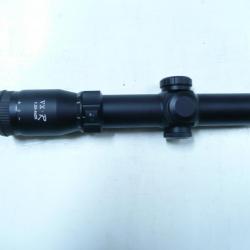 LUNETTE DE BATTUE LEUPOLD VXR  1.25-4x20mm A RETICULE LUMINEUX FIREDOT DUPLEX   DIAMETRE 30MM