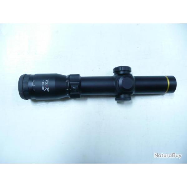 LUNETTE DE BATTUE LEUPOLD VXR  1.25-4x20mm A RETICULE LUMINEUX FIREDOT DUPLEX   DIAMETRE 30MM