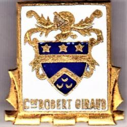 Commandant Robert Giraud. Aviso. émail grand feu. insigne de boutonnière. P.Arthus Bertrand.