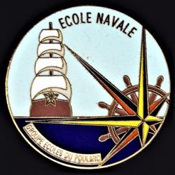 Ecole Navale. Groupe des Ecoles du Poulmic. rondache émaillée. Ségalin