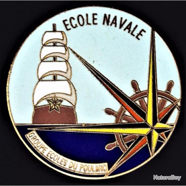 Ecole Navale. Groupe des Ecoles du Poulmic. rondache maille. Sgalin