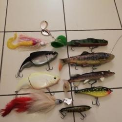 Lot leurres bigbaits