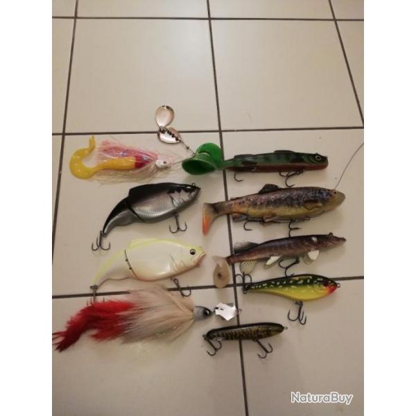 Lot leurres bigbaits