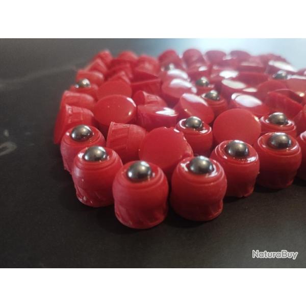 100 Slugs calibre 50 SLUGATOR pour embout STS-R / HDR50 - Bille acier 6 mm