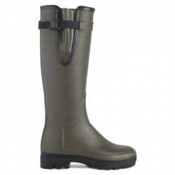 Bottes femmes Le Chameau Vierzonord - Doublées néoprène - Vert foncé / 35