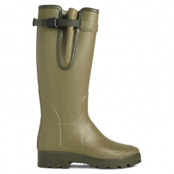 Bottes Le Chameau Vierzonord Doublées néoprène Vert clair