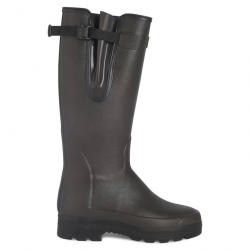 Bottes Le Chameau Vierzonord Doublées néoprène Marron foncé